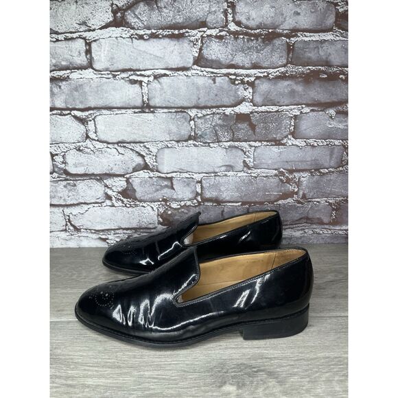 3DM Lifestyle Black Patent Loafers Dress Tuxedo Shoes Men’s Sz 8UK/8.5M US/42EU main image 15